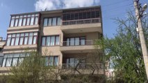 Bir apartman Kovid-19 tedbirleri kapsamında karantinaya alındı