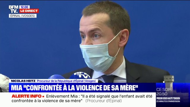 Enlèvement de Mia: la fillette était confrontée à la violence de sa mère , selon le procureur