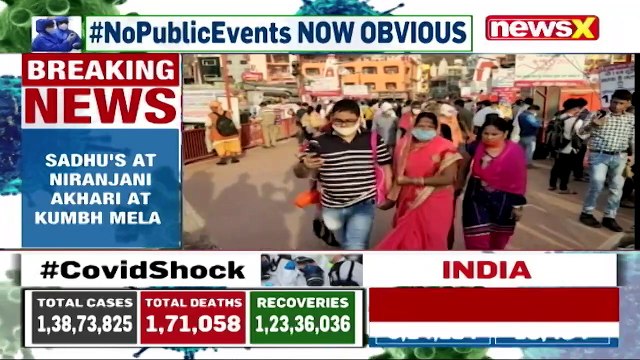 Sadhus Participate In 'Shahi Snan' _ Social Distancing, Covid Norms Flouted _ NewsX