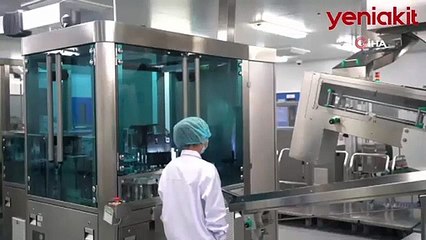 Çin’deki Sinopharm şirketinin korona aşısı üretim tesisi görüntülendi