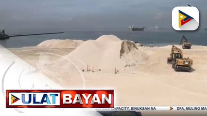 Manila Bay White Sand Project ng DENR, ipinagpatuloy