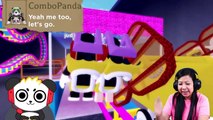 Ryan'S Mommy Spends The Night At Amusement Park! Let'S Play Roblox Amusement Park With Combo Panda