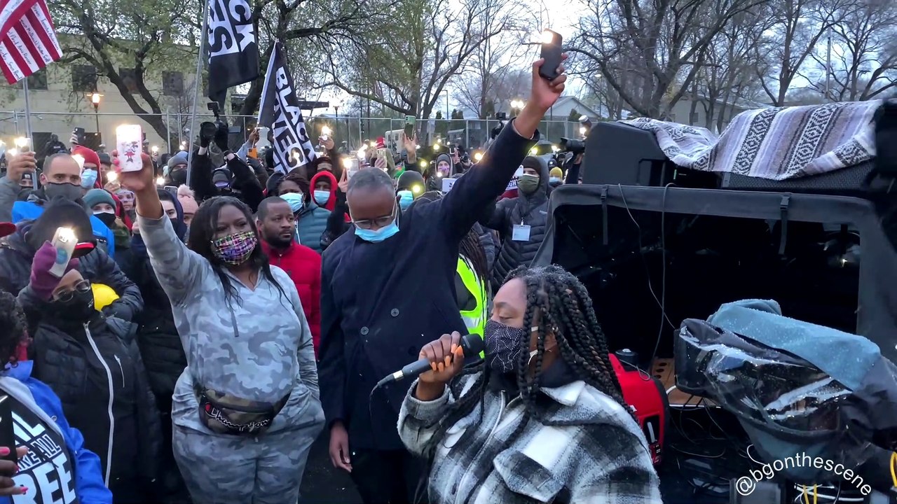 Brooklyn Center, Minnesota Protests for Daunte Wright Night 3