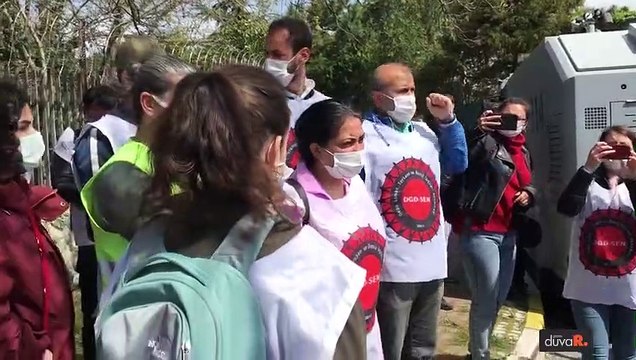 Kod 29'la işten çıkarılan PTT ve Migros işçileri gözaltına alındı