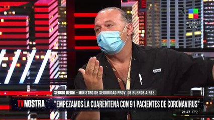 Sergio Berni con Jorge Rial