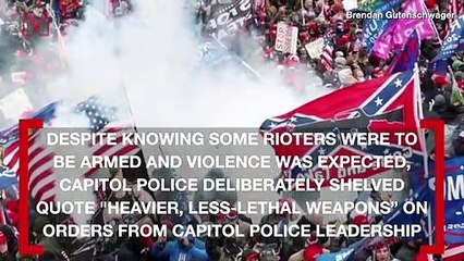 Capitol Police Were Ordered Not to Use ‘Heavier’ Riot-Control Measures Despite Intel On Armed Protestors Targeting Congress