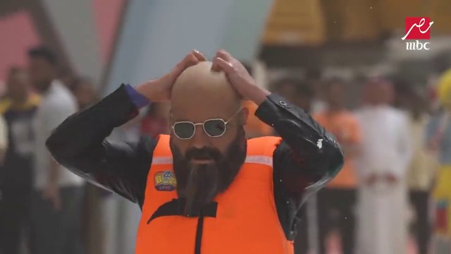 رد فعل عنيف من احمد سعد بعد رؤية رامز جلال في رامز عقله طار