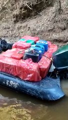 PF e GOA localizam garagem na Ilha Grande e apreendem 03 embarcações com contrabando.