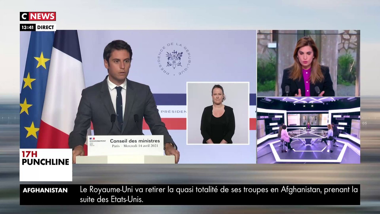 Gabriel Attal s'exprime à l'issue du Conseil des ministres:  "La dernière vague n'est pas derrière nous"