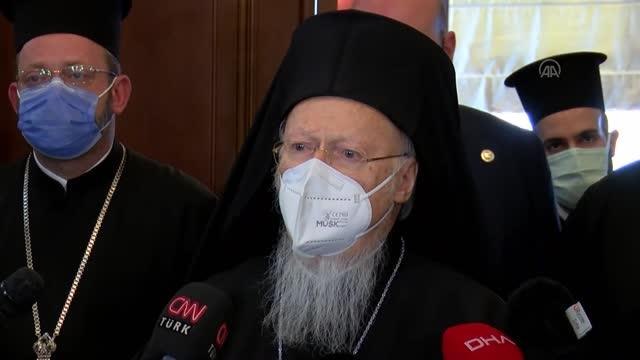 Son dakika haberi! Yunanistan Dışişleri Bakanı Dendias, Fener Rum Patriği Bartholomeos'la görüştü