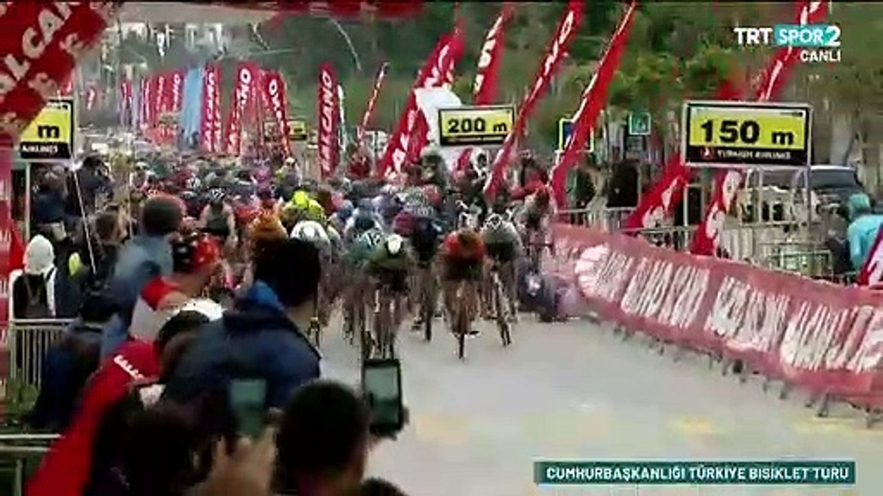 CYCLING -  Presidential Cycling Tour of Turkey2021  -   Mark Cavendishwins the stage 4 - BiG CRASH AT THE FINISH
