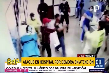 Chile: atacan violentamente a personal médico en hospital por demora en atención
