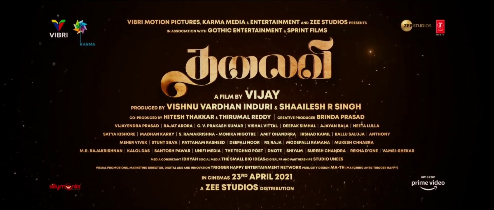 Thalaivi  Trailer (tamil ) | Kangana Ranaut - Arvind Swamy - vijay