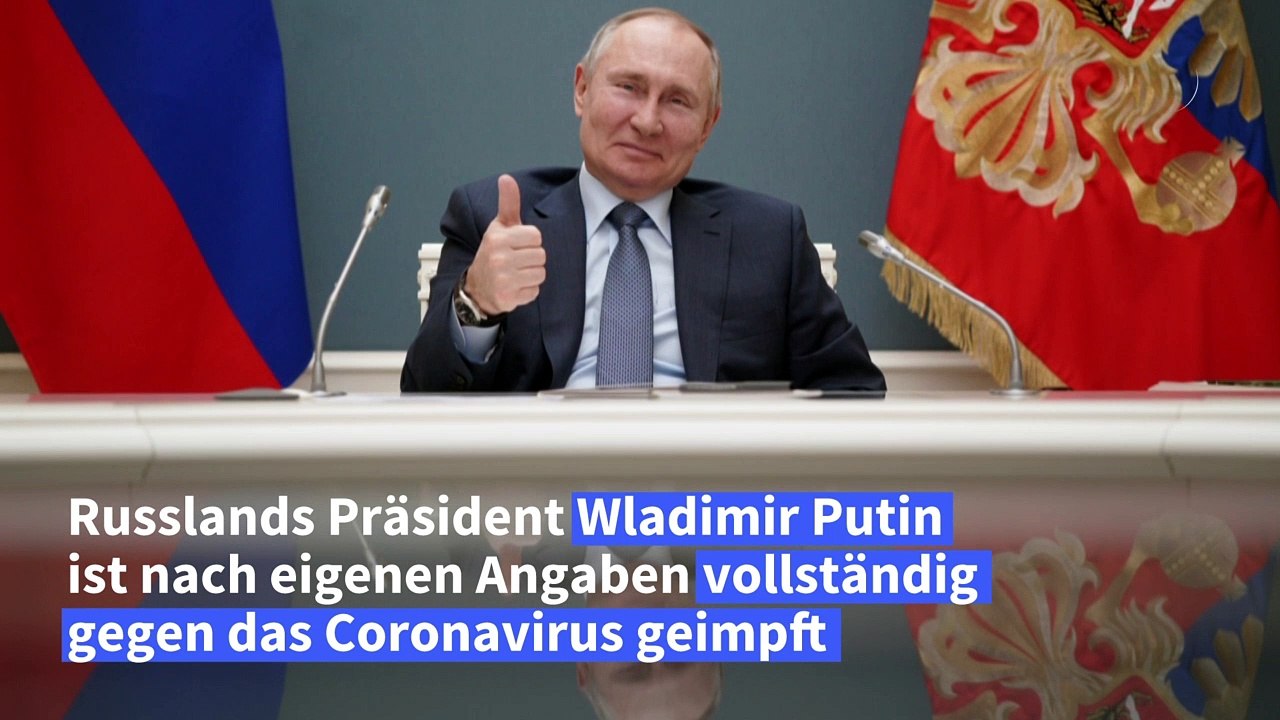 Putin erhält zweite Corona-Impfung