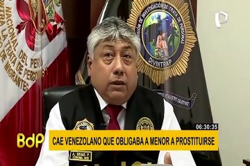 Huancayo: PNP detiene a extranjero que obligaba a menor a prostituirse