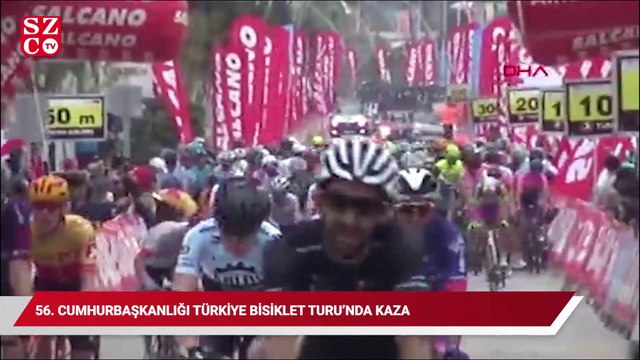 56. Cumhurbaşkanlığı Türkiye Bisiklet Turu’nda kaza