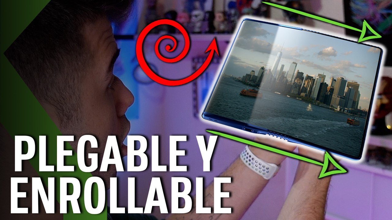 TCL FOLD N' ROLL - ¡3 TELÉFONOS EN UNO: Plegable, Flexible y ENROLLABLE!