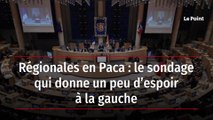 Régionales en Paca : le sondage qui donne un peu d’espoir à la gauche