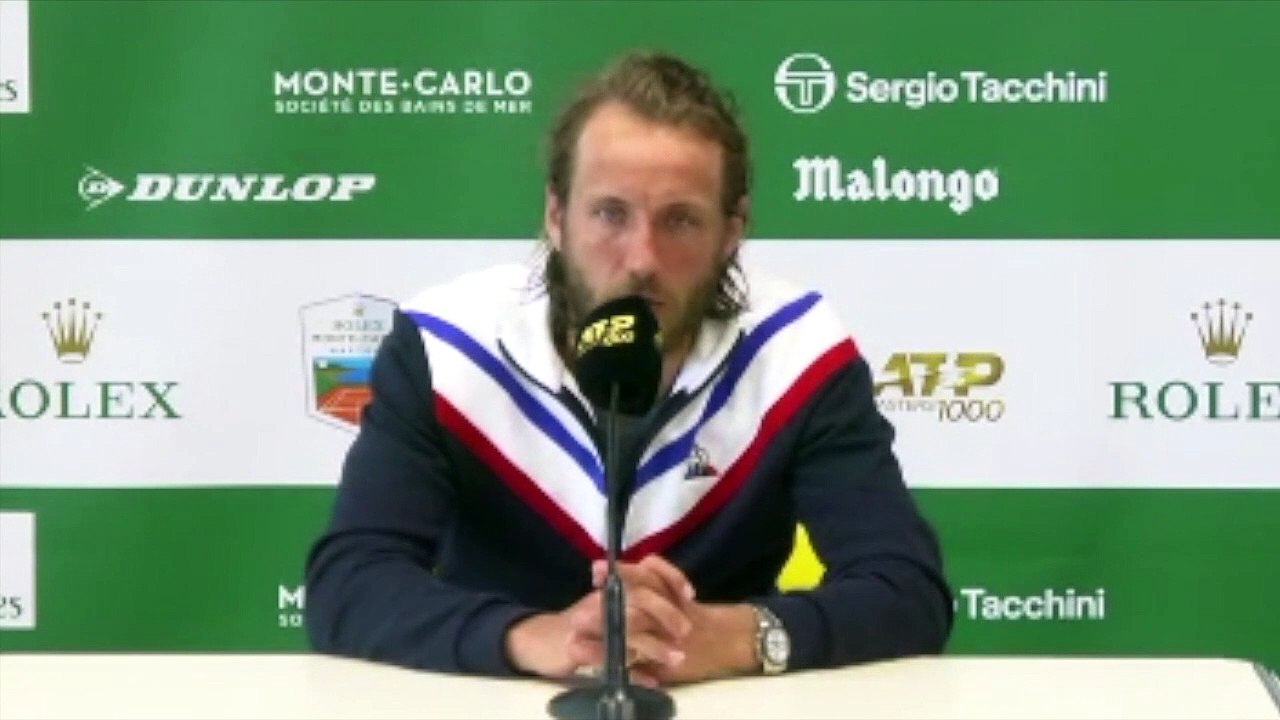 ATP - Rolex Monte-Carlo 2021 - Lucas Pouille : "J'ai eu l'impression de jouer en Futures sur le court n°9"
