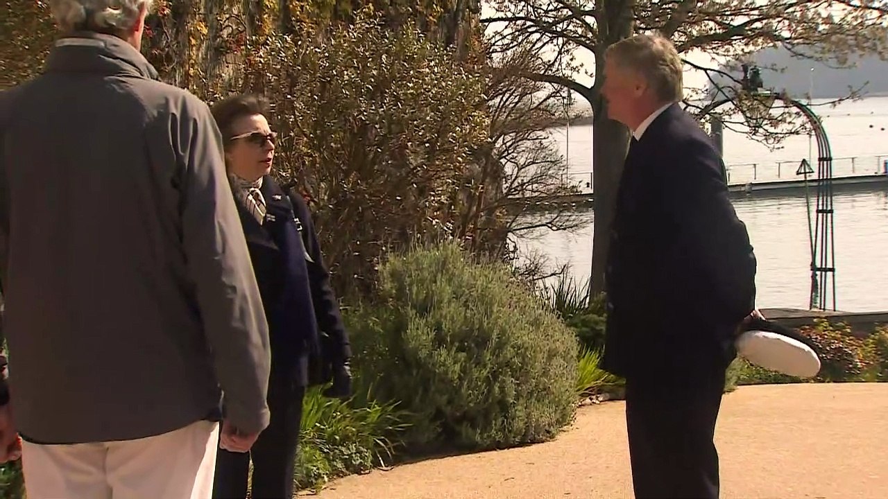 Princess Anne on early memories of sailing with...