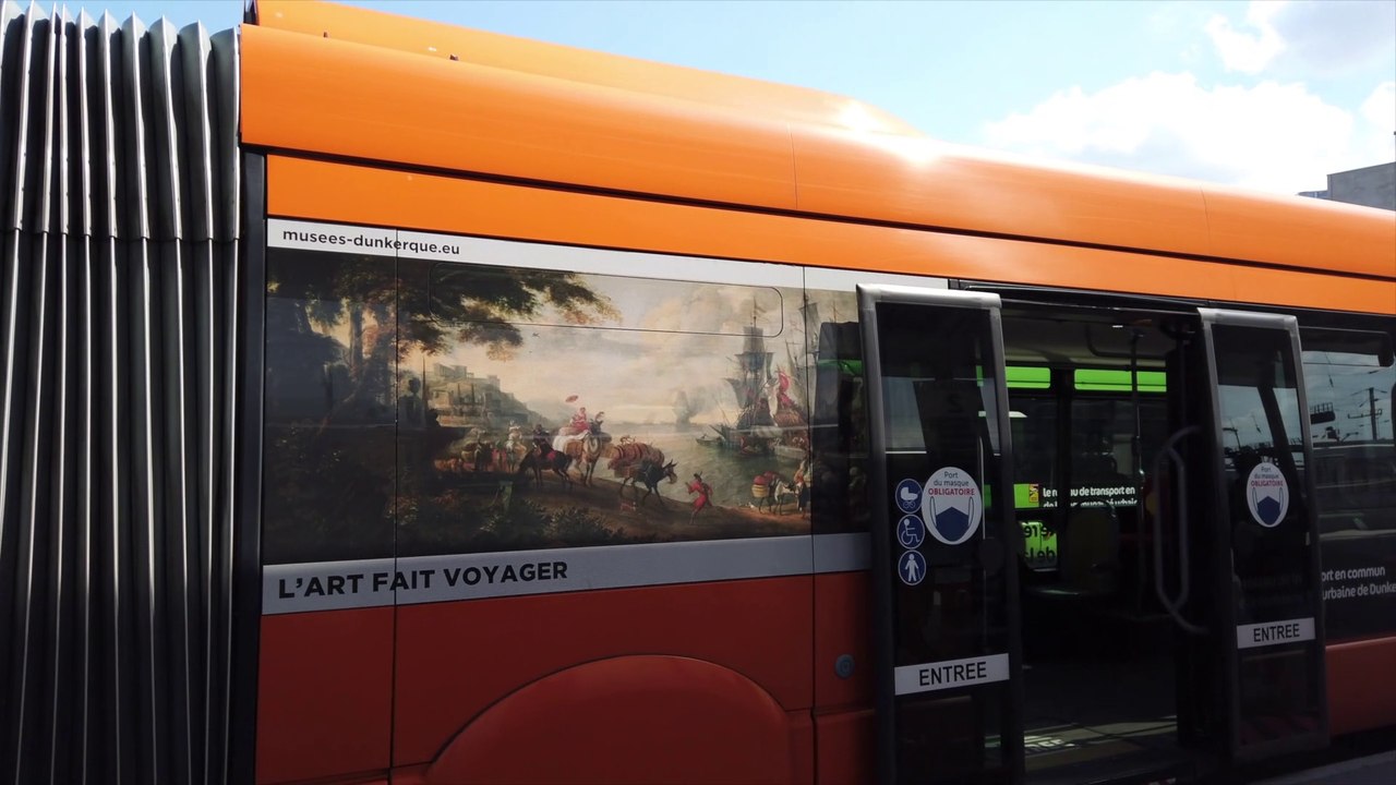 Actus : La culture vient à vous en s’affichant sur les bus de DK’BUS - 14 Avril 2021