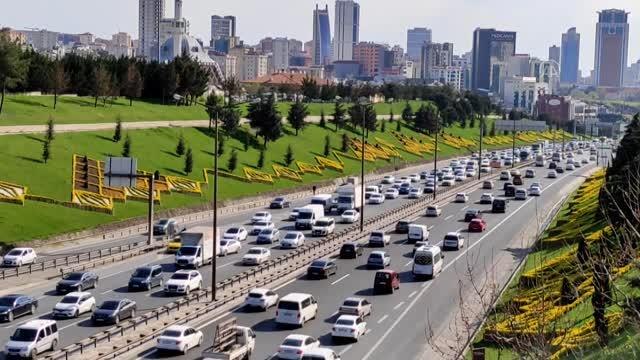 (Drone) - Kısmi kapanmaya saatler kala trafik yoğunluğu oluştu (2)