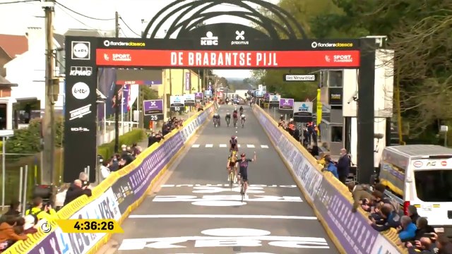 Cycling - Flèche Brabançonne 2021 - Tom Pidcock (IGD) debuted as Pro with a great triumph at Flèche Brabançonne