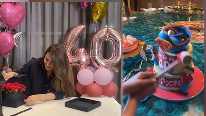 Anita Hasnandani turns 40 Celebrated her Birthday at Home Check out the video | FilmiBeat