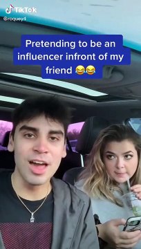 Quand tu fais l'influenceur devant une copine