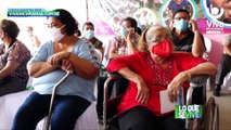 Adultos mayores reciben primera dosis de vacuna Covishield en Rivas