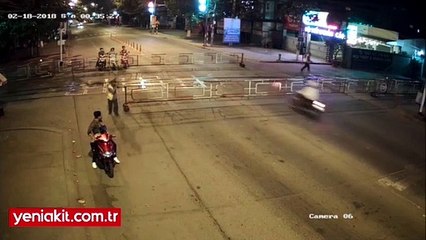 Hemzemin geçitte kaza ve sakarlık silsilesi