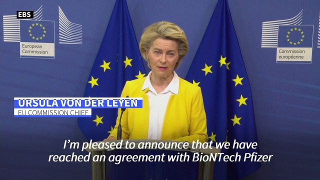 BioNTech/Pfizer brings forward 50 mn doses for EU to Q2 says von der Leyen