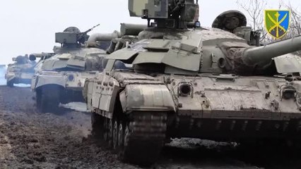 Ukrayna Ordusundan Kırım'a yakın bölgede tatbikat