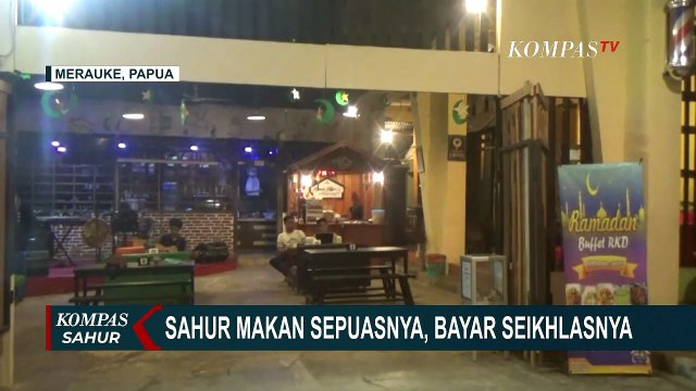 Makan Sahur Sepuasnya di Rumah Makan Ini, Warga Cukup Bayar Seikhlasnya