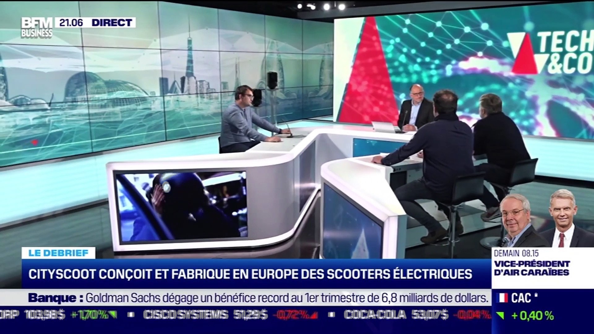 Les innovations dans la mobilité douce, Cityscoot,... Le débrief de l'actu tech du mercredi - 1