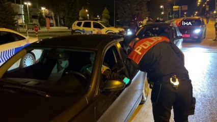 Uygulama havadan görüntülendi; Sokağa çıkma yasağına uymayanlara 61 bin TL ceza