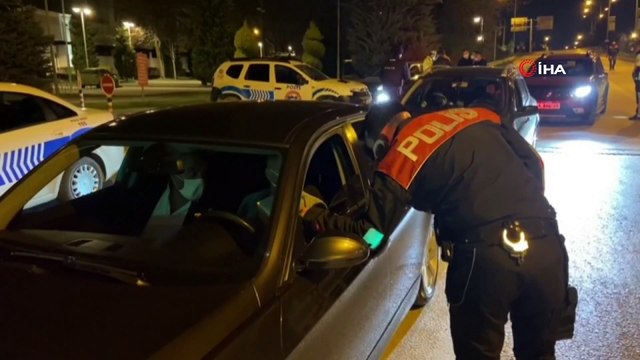 Uygulama havadan görüntülendi; Sokağa çıkma yasağına uymayanlara 61 bin TL ceza