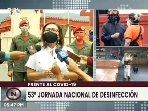 Misión Venezuela Bella ha realizado 6 millones 323 mil labores de desinfección en el país