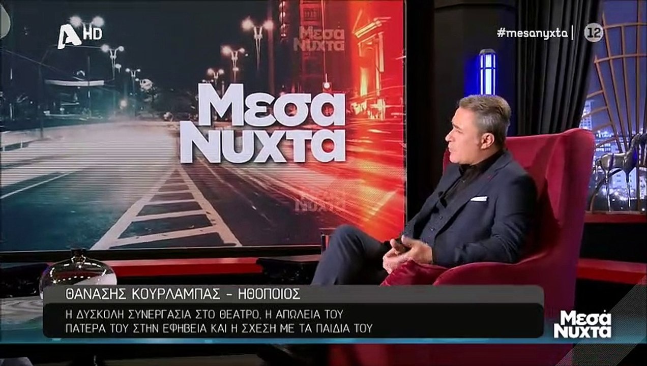 Μεσάνυχτα: Θανάσης Κουρλαμπάς: Η δύσκολη συνεργ...