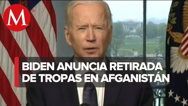 Biden anuncia retirada de tropas en Afganistán