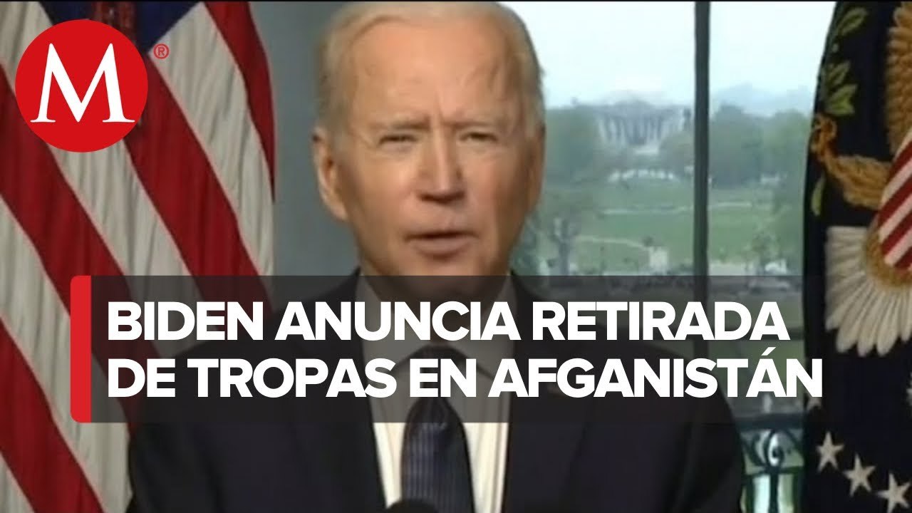 Biden anuncia retirada de tropas en Afganistán