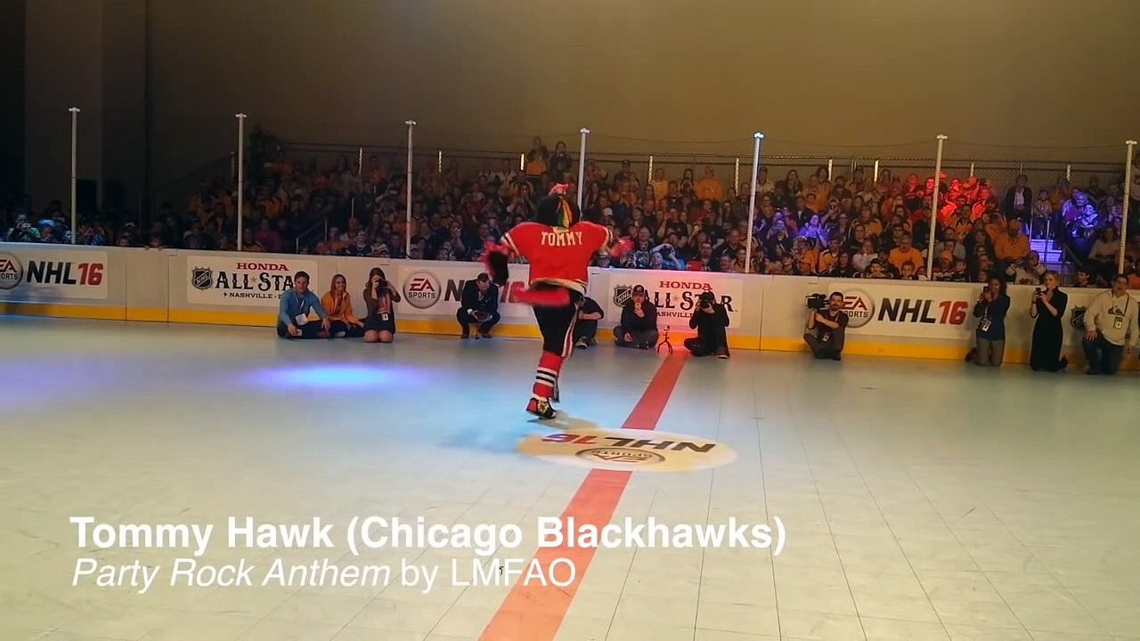 2016 Nhl All-Star Weekend Mascot Showdown - The Dance Off