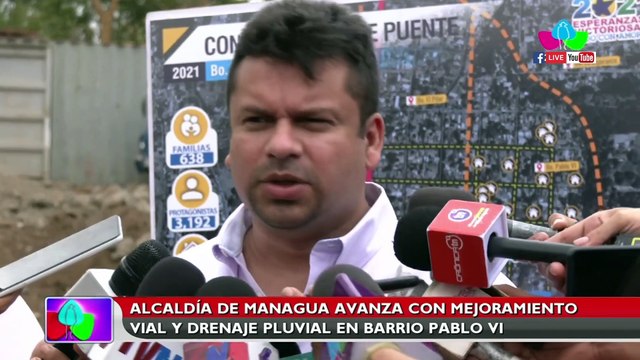 Alcaldía de Managua avanza con mejoramiento vial y drenaje pluvial en barrio Pablo VI