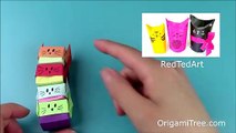 Origami Rose Flowers Easy Tutorial Step By Step For Beginners, For Children/Kids