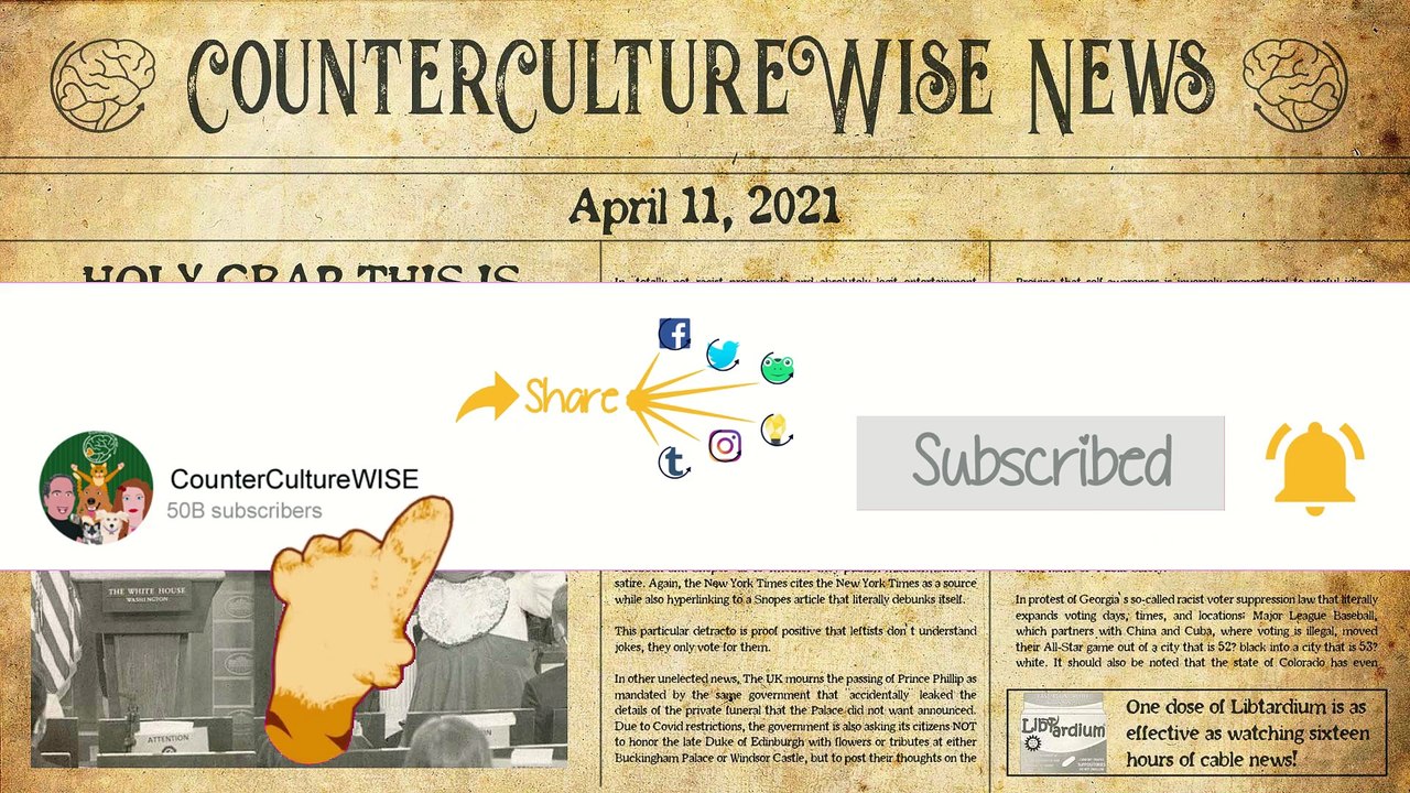Holy Crap, This is Actually Happening  - Totally Not-Propaganda Edition— CCW News 04-11-2021