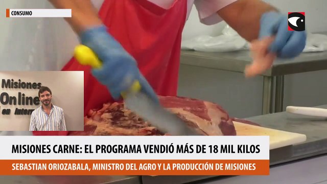 Misiones Carne en la primera semana, el programa vendió más de 18 mil kilos