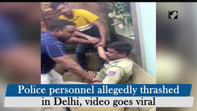 Police personnel allegedly thrashed in Delhi, video goes viral