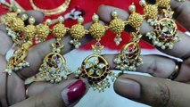 1 Gram Gold Kemp Necklace With Price 7013573487 | Jewellery Stock Clearance Sale | Biggest Discounts