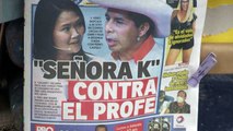 Keiko Fujimori señala a su rival Pedro Castillo de buscar “confrontación”