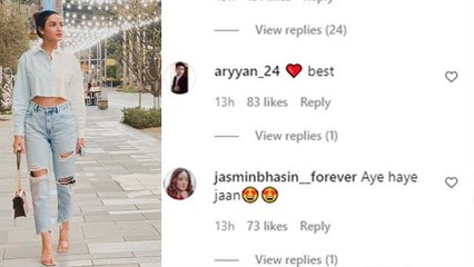 Jasmin Bhasin को दुबई की सड़कों पर Ripped Jeans में देख ये बोले फैंस | FilmiBeat